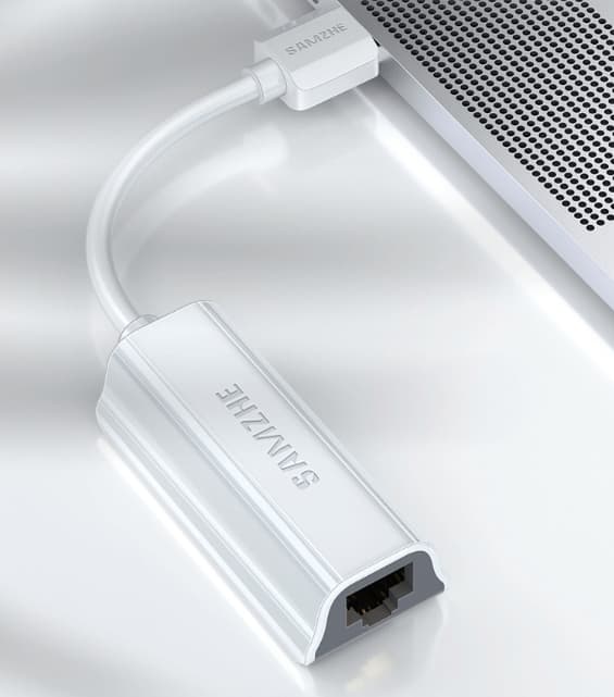 Ethernet-kabeladapter til stationære computere: Ekstern RJ45-stik