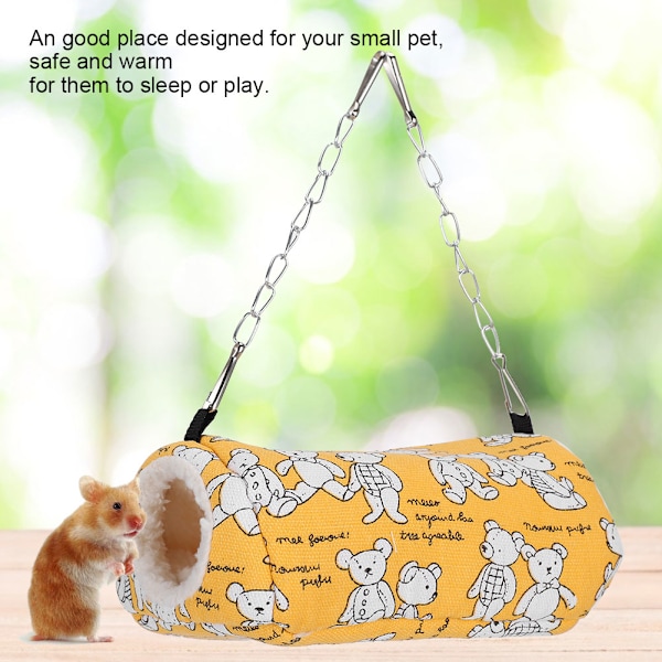 Liten husdjur varm hängande hängmatta sovande tvättbar bo bur för hamster sockerglidare