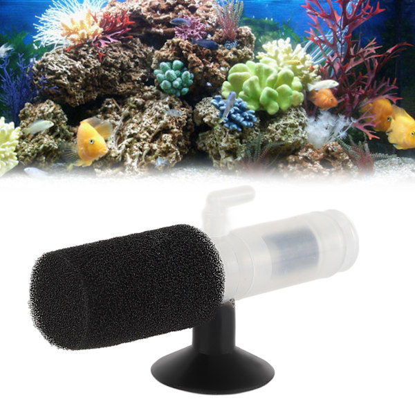 Mini akvarie svampfilter ultratyst intern liten fisk tank luftpumpfilter med sugkopp