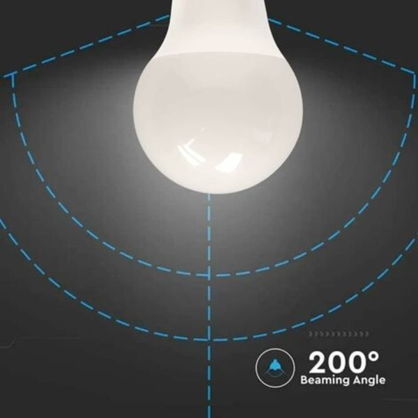 E27 9W LED-lampor (motsvarande 60W) A60 - 810 Lumen - 3000K Varmvitt - Ljusstråleöppning 200° - Maximal effektivitet och energibesparing - (Set om 3)