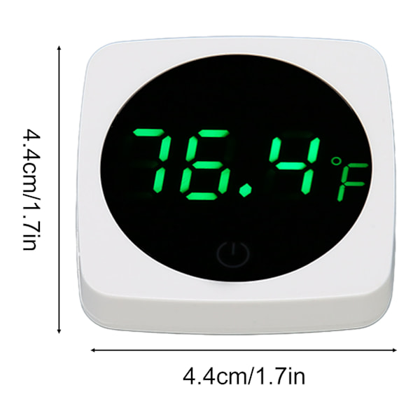 Digital akvarie termometer Hög noggrannhet ±0,1℃ Touch Sleep Mode Kompakt LED-display Fisk tank termometer mätare