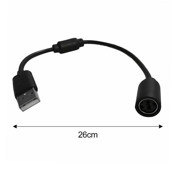 USB Controller Breakaway-kabel til Xbox 360, erstatningsdongle med hurtigudløsningssikkerhedsmekanisme, spilcontrolleradapter med