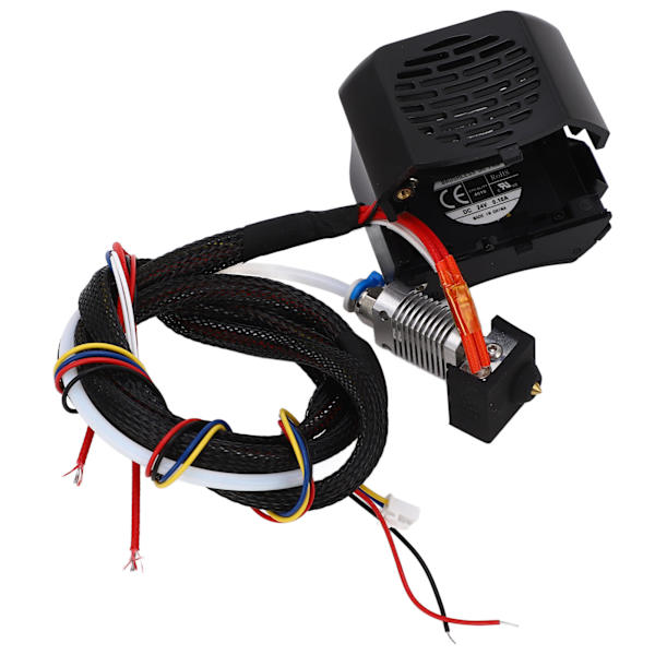 Full Hotend Kit 3D-skrivartillbehör Hot End Kit med dubbla fläktar för Ender 3 V2 DC24V