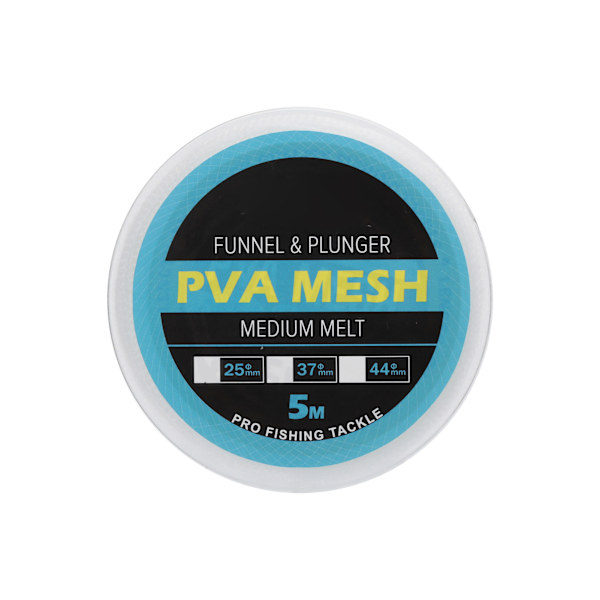 PVA Mesh Vattenlöslig Miljövänlig Smal Fiske Nät Påfyllning Strumpa Fångst Bete Väska Nät(25mmx5m )