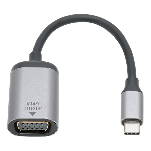 Stabil Video Display Adapter, Kompakt Design Plug and Play HDMI till VGA-omvandlare för MacBook Pro, Surface Book och mer, Säkerställer Otrolig