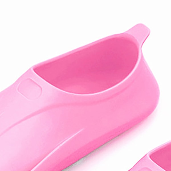 1 par simträning fenor för barn simfenor lär simutrustning för pojkar flickor rosa vit XXXXS(30‑31)