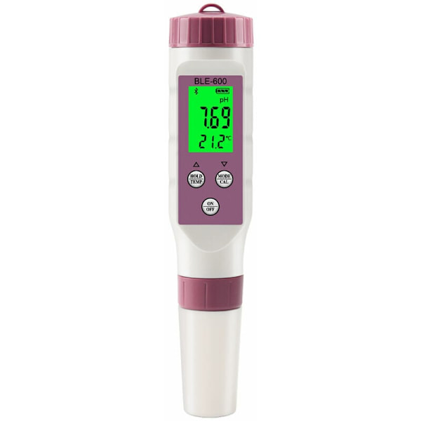 Bluetooth Vattenkvalitetstestare Temperatur ORP EC TDS Salthalt SG PH-mätare Online APP-kontroll