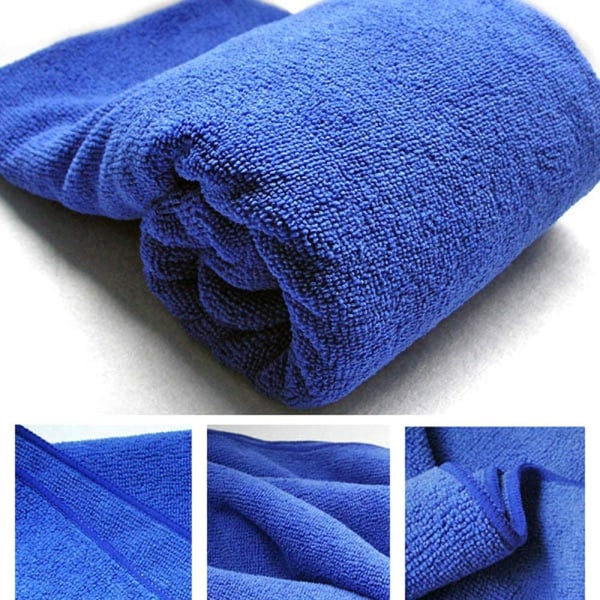 Stor storlek 60X160cm mikrofiber rengöring bil rengöring handduk mjuk rengöring handduk handduk dammtrasa bilhandlare rengöring mikrofiber handduk