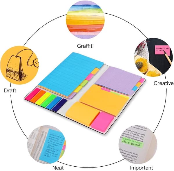 Notesæt, Sticky Notes Sticky Notes Sæt Sticky Notes 60 ark (