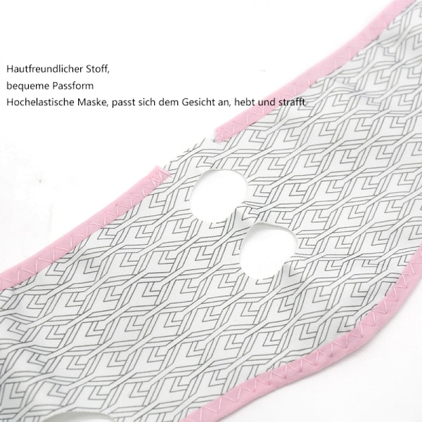 Haka Skulpteringsmask, Skönhet Ansiktsskulptering Sömnhjälp För Dubbelhakreducering, Ergonomisk Design Med Halkfri Anti-Snarkrem, Återanvändbar V-Linje