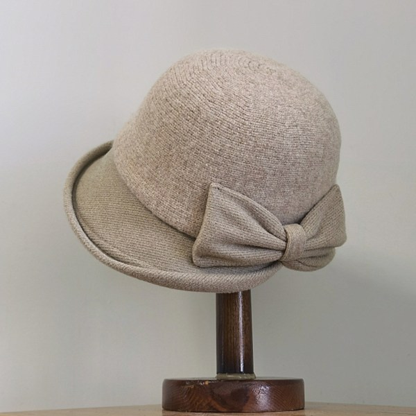 Ull vinterhatt dam retro fedora hattar kyrka hattar fiskehatt damer filt hatt bowler hatt