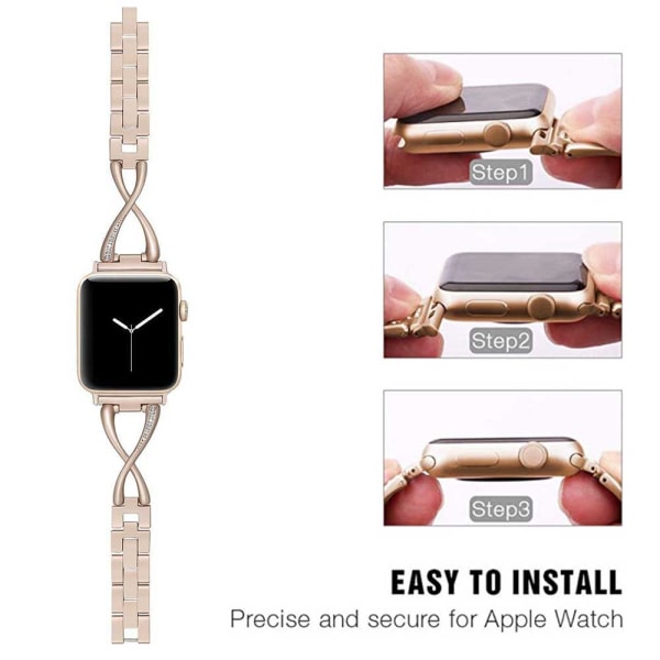 Band kompatibelt för Apple Watch Band 38mm 42mm för serier