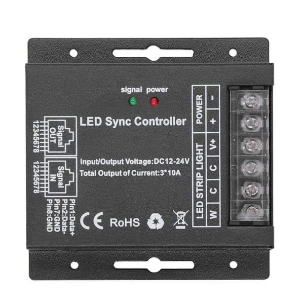 RF trådlös fjärrkontroll LED-dimmer 14 knappar Två toner Justera ljusstyrka Dimmer Ljusbrytare för LED-remsa Ljus DC 12V till 24V