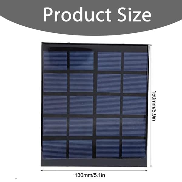 Solpanelmodul för vetenskapsprojekt, polysilikon solpanel mångsidiga applikationer epoxikapslad solpanel lättvikts bärbar design