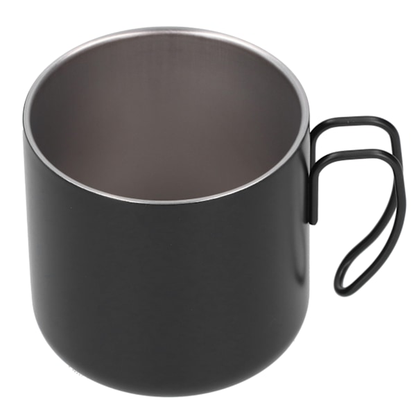 Högkvalitativa rostfria stålkoppar, dubbelväggig termomugg, okrossbar för restauranger, hem, kontor, skolor (400 ml)