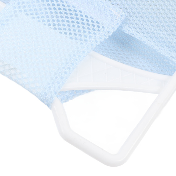 Baby Mesh Badkudde Pad Söt Cartoon Säker Ergonomisk Nyfödd Badkar Stöd Nätmatta för Hem Himmelblå