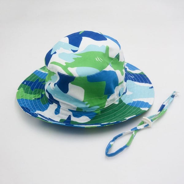 Baby Solhatt Justerbar Andningsbar Solskydd Sommarhatt för Småbarn Flickor Pojkar Kepspiskarehatt med Bred Brätte och UV-skydd UPF 50+