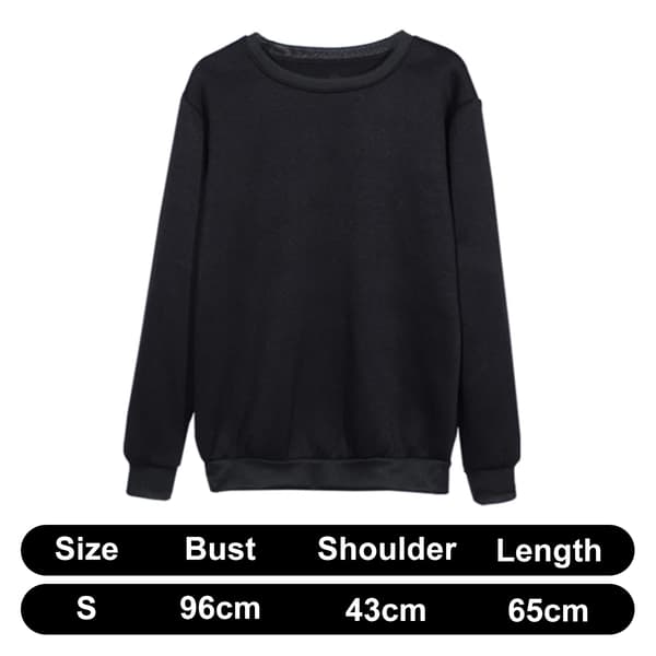 hoksml Solid Sweatshirt Pullover til Kvinder, Lange Ærmer Farve Tunika Toppe Rund Hals Uden Hætte Tunika Toppe Casual Sweatshirt på Udsalg