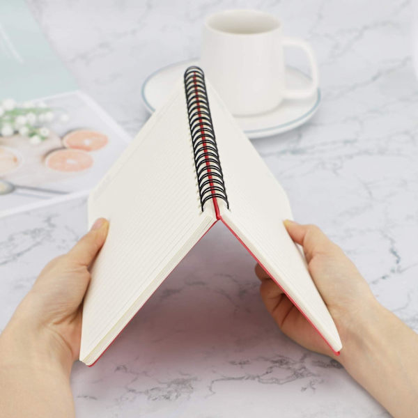 Spiralblock för studenter, A5 1-pack 5,5x8,3\" Linjerade reseanteckningsböcker Journal, Memo Notepad Skissbok, Studenter College Office Business