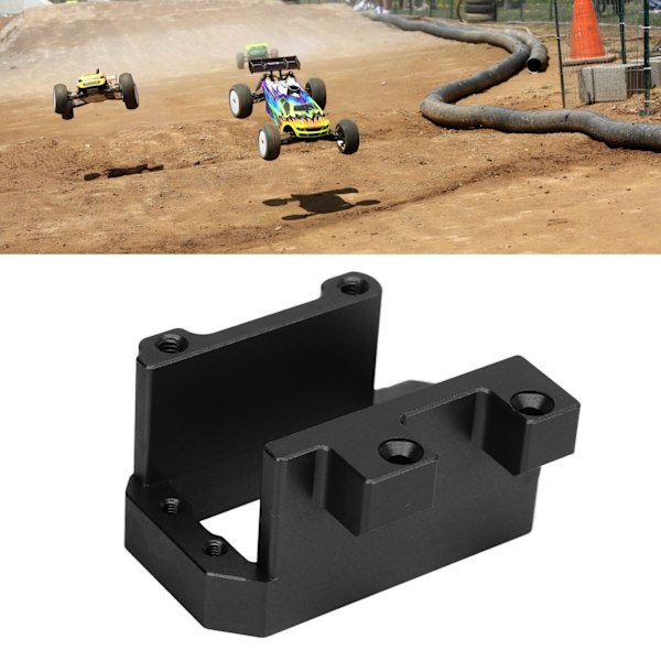 RC Servo-fäste i aluminiumlegering, styrservo-fäste för Sledge 1/8 4WD fjärrstyrd bil, svart