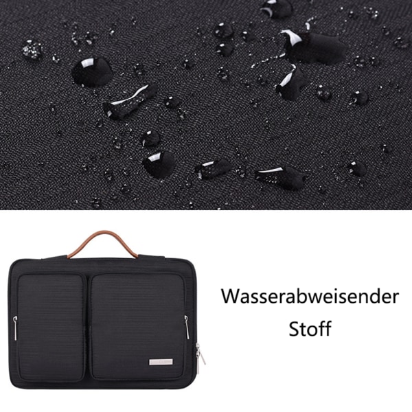 Väska för 13 tum MacBook Air M2/A2681 M1/A2337 2022-2018, 13\" MacBook Pro M2/A2686 M1/A2338 2022-2016, Allround Skydd Laptop Axelväska