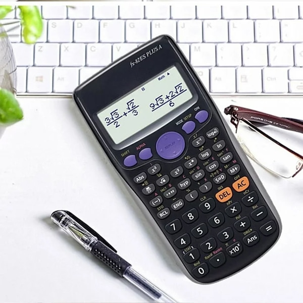 Matematikerns Val Kalkylator, Stor Skärm 417 Funktioners Enhet Med Dubbelt Strömsystem För Oöverträffad Pålitlighet, Perfekt För Högstadiet Och