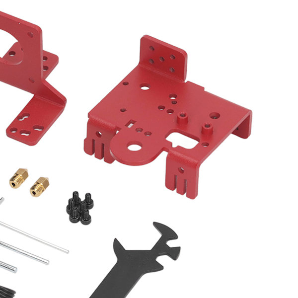 3D-skrivar Extruder Metallbädd Kit Mässing ABS Hög Noggrannhet Flamskyddad Extruder Metallbädd för Ender3-serien