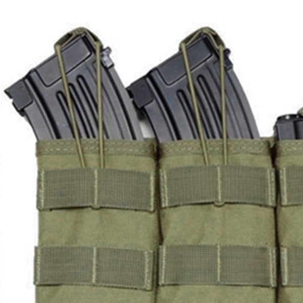 Walkie Talkie Väska Nylon Slitstark Andningsbar Magasinsficka Justerbar Intercom Holster Midjeväska för Utomhus Grön