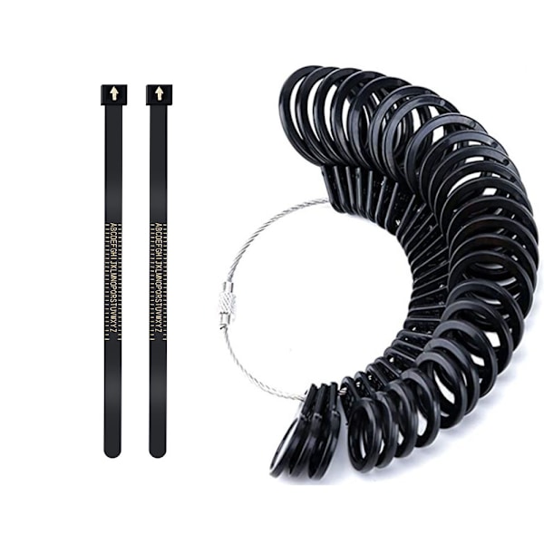 Ringstorleksmätare, Bekvämt Material Avtagbar Design Anpassat Smyckesverktyg, Lätt Att Hantera Perfekt För Att Hitta Förlovningsringstorlek I Hemlighet