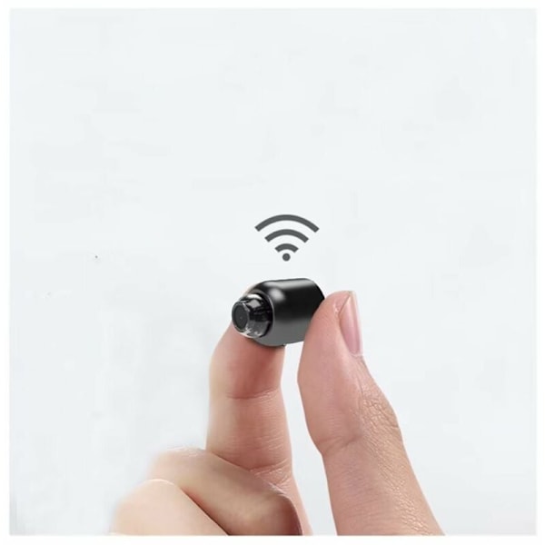 Trådlös Wifi-anslutning Dold Kamera, 1920x1080p Mini 140° Vidvinkel Wifi-kamera, Hem Säkerhet Spionkamera Barnvaktskamera med Rörelsedetektering,
