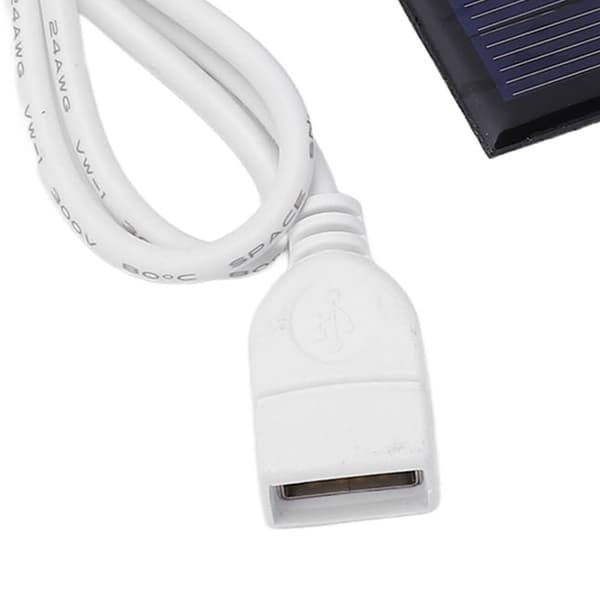 1W 6V Solcellepanel Bærbar DIY Solcelleoplader Solcelle til Mobiltelefon Hjemmebelysning