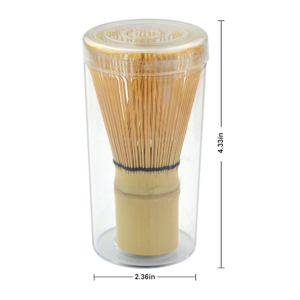 Autentisk japansk tradition, hållbar gyllene bambu matcha-visp för snabb omrörning, lättrengjord design för daglig användning