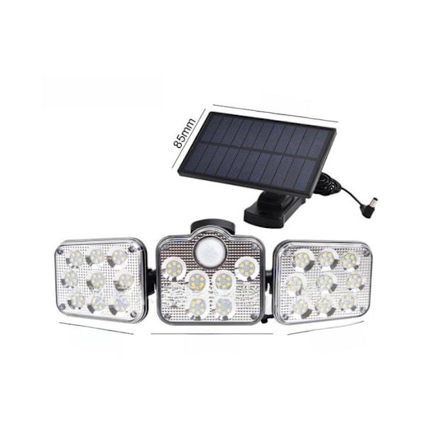 Garage Lampa Solcellslampor Utomhus LED Utomhuslampor Människokropps Induktionslampa Solcellsdrivna Strålkastare Solcellsdrivna Rörelsesensorlampor Vägglampa Gatubelysning