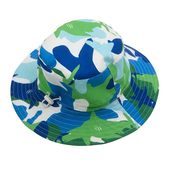 Baby Solhatt Justerbar Andningsbar Solskydd Sommarhatt för Småbarn Flickor Pojkar Kepspiskarehatt med Bred Brätte och UV-skydd UPF 50+