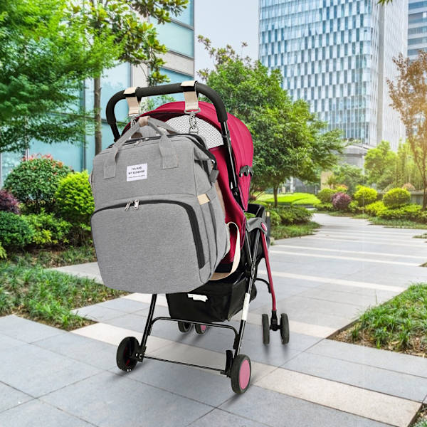 Multifunktionell Blöjväskans Portable Vikbar Baby Resa Stor Ryggsäck Baby Blöjbyta Bordspads