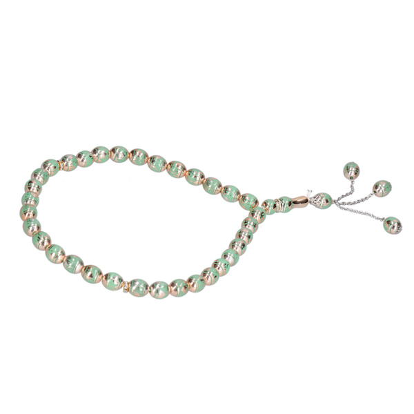 Muslimiska bönepärlor i ljusa färger, iögonfallande, fin textur, bekvämt grepp, Tasbih bönepärlor, lysande