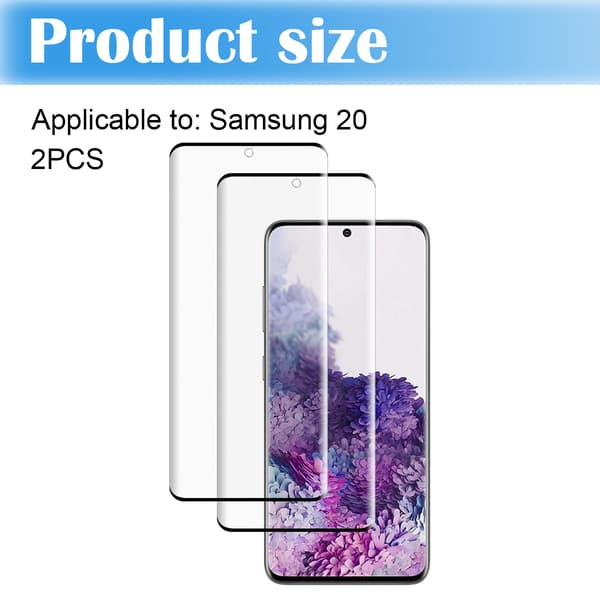 2-pack Samsung S20 - 9H härdat glas - Toppkvalitet