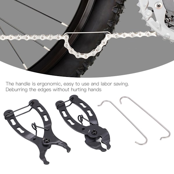 4 st Cykelkedjelänkstång 2 i 1 Cykel Snabblänk Öppnare Stängare Remover Tång Klämma Reparationsverktyg