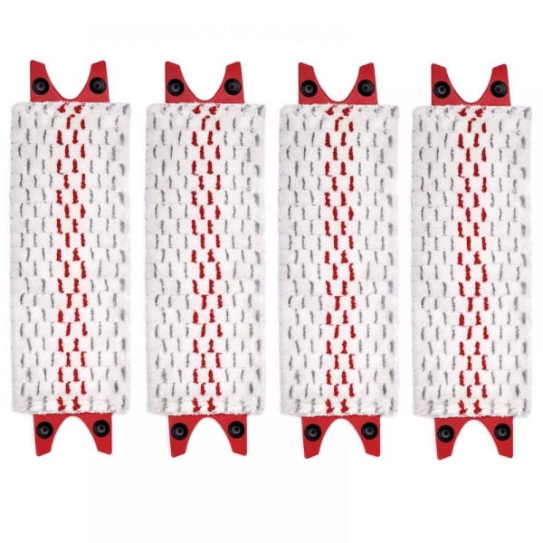 4-pack mikrofibermopp ersättningsöverdrag för Vileda UltraMax/UltraMaT spraymoppöverdrag, extra brett moppöverdrag, lämpligt för tvättmaskiner