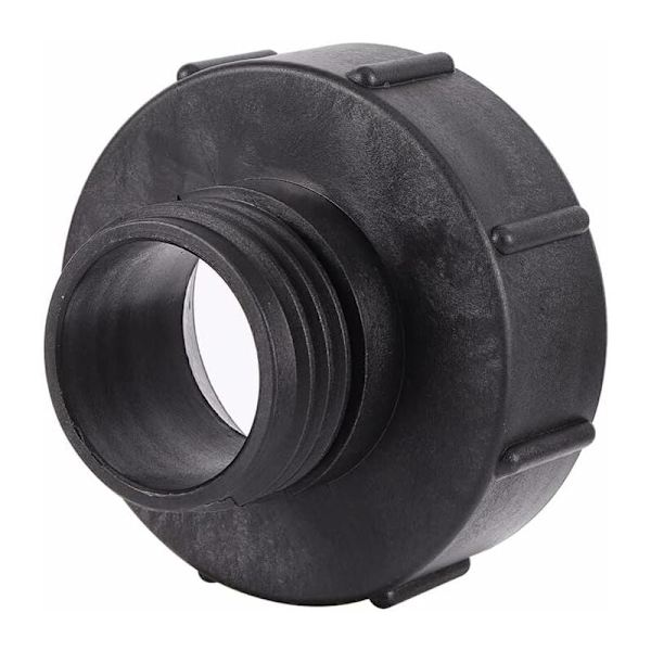 IBC-adapter S100X8 till S60X6 variabel diameter grov gänga lock med kran IBC-tankadapter kranadapter regnvattentank hinkventil trädgårdsslang 100mm