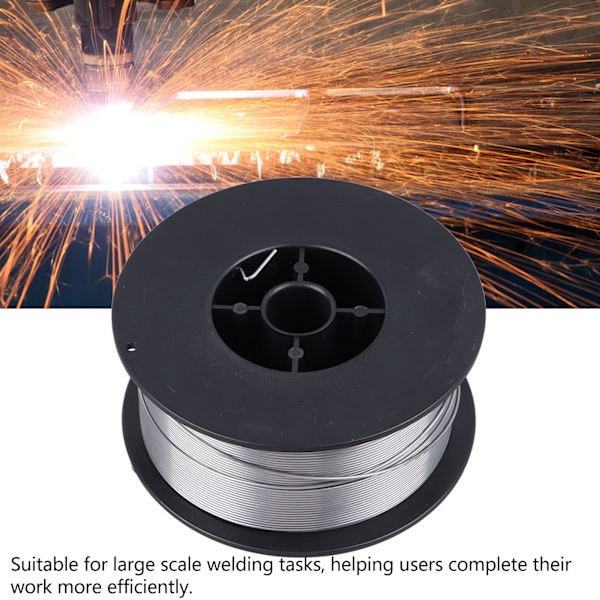 Gasfri Fluxkärna Svets Tråd Kolstål 0,8mm Diameter Solid Kärntråd för Lödning 1KG