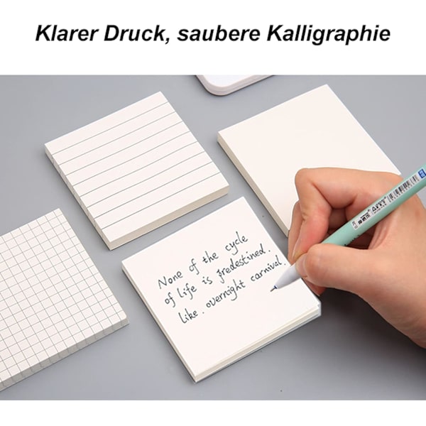 Kreative sticky notes, en pakke med 6 sticky notes, sticky notes til
