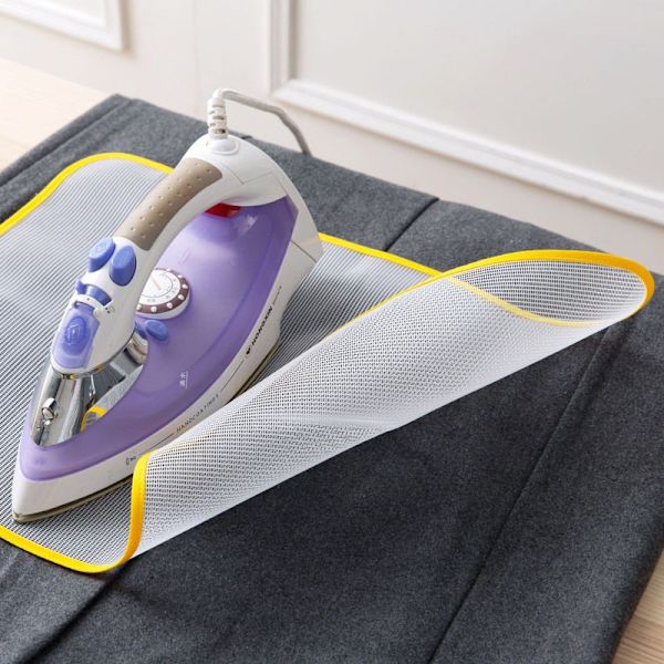 8 stycken Strykduk, Strykunderlägg för enkel strykning och skydd, Skyddande nätduk Strykdukspad 60 x 40 (Slumpmässig färg)