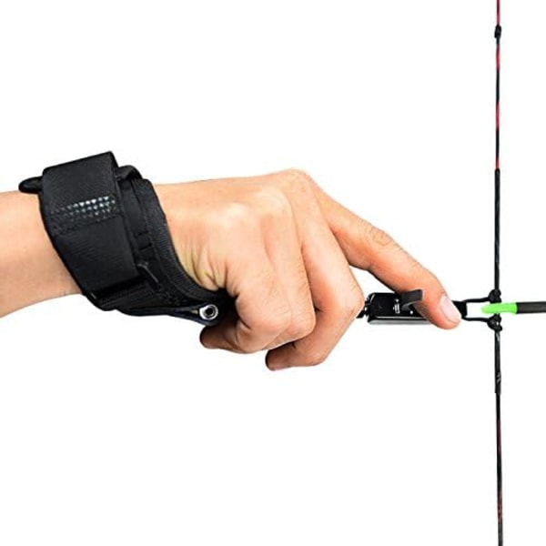 Bågskytte Compound Båge Release Aid, 360-graders Rotationsklämhuvud, Bekväm att Bära, Känslig Trigger, Justerbar Handledsrem, Designad För Bågar Av