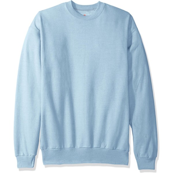 Ljusblå Crew Neck Sweatshirt