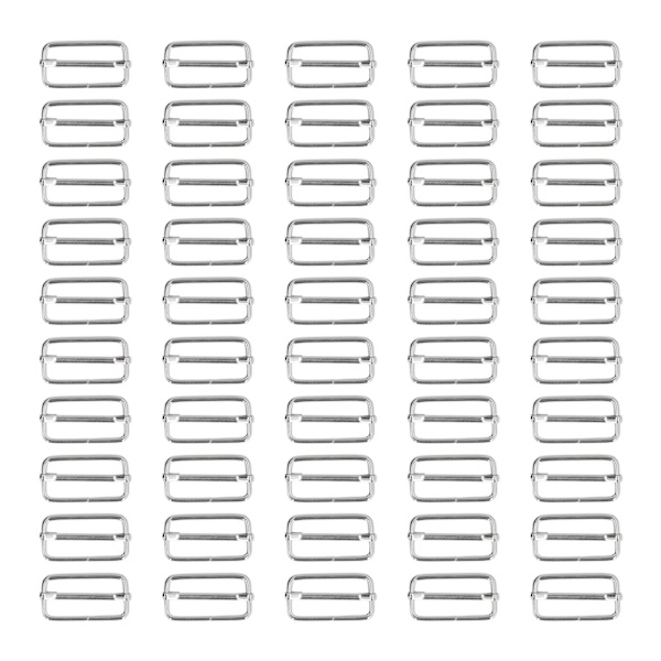 Justerbar spänne i järn, dragkärna, justeringsspänne, linjespänne, bältesväska, remspänne, dekorativa tillbehör 3x32x15mm