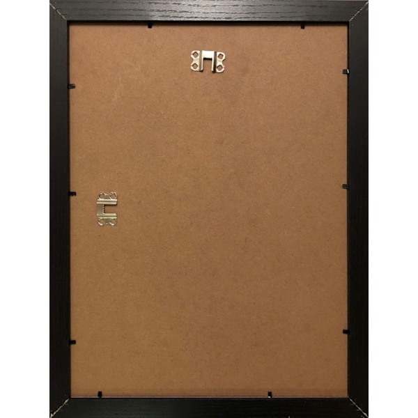 Svart MDF Träram med Närvaro! 30 x 40 cm (11,80 x 15,75 tum)