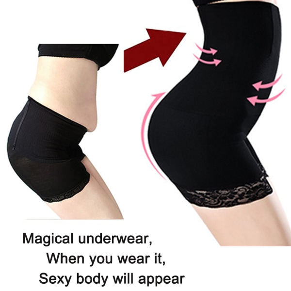 Magekontroll Shapewear Shorts för kvinnor Hög midja Body Shaper