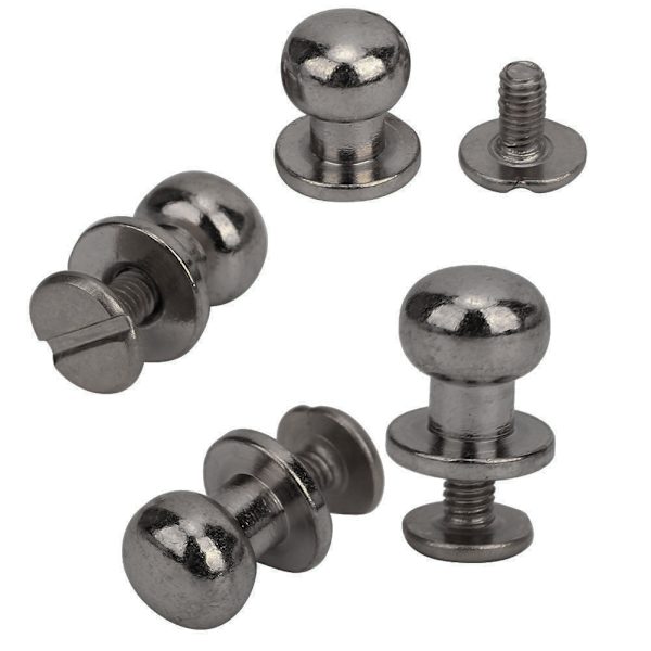 20 st 9 x 8 mm DIY zinklegering nitar runda huvudnippel spikväska skor tillbehör för läder, pistol färg