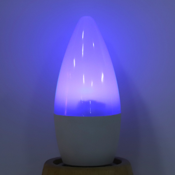 3W RGB Färgförändrande Ljuslampa med Fjärrkontroll för Heminredning 85265V(E27 RGbRen Vit 6000K)